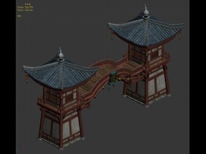 journey to the west - gatehouse 3D Модель
