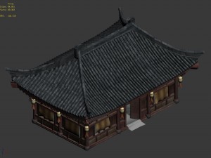 journey to the west - ordinary building 01 Model 3D