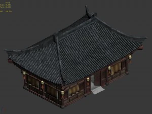 journey to the west - ordinary building 01 3D Model