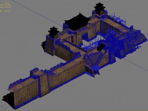 journey to the west - desert architecture 3D Model