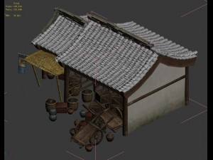 journey to the west - charcoal shop Modelo 3D