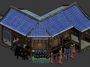 journey to the west - clothing shop Modello 3D
