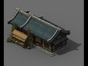 journey to the west - bamboo shop 3D Model