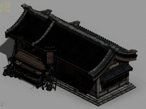 journey to the west - bamboo shop 3D Модель
