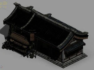 journey to the west - bamboo shop 3D Model
