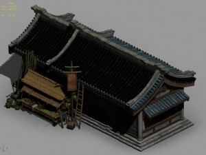 journey to the west - bamboo shop 3D Модель