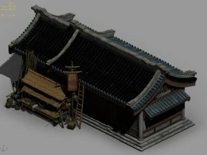 journey to the west - bamboo shop 3D Model
