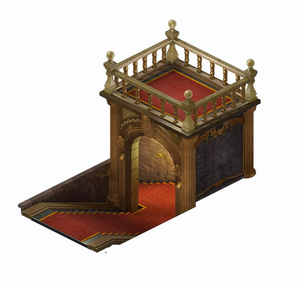 vampire altar - entrance 02 3D Model .c4d .max .obj .3ds .fbx .stl .blend 
