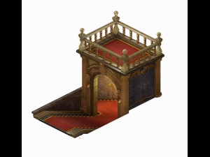 vampire altar - entrance 02 3D Model