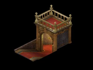 vampire altar - entrance 02 3D Model