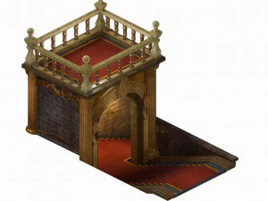 vampire altar - entrance 02 3D Model