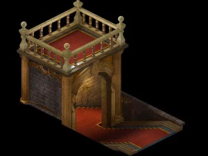 vampire altar - entrance 02 3D Model