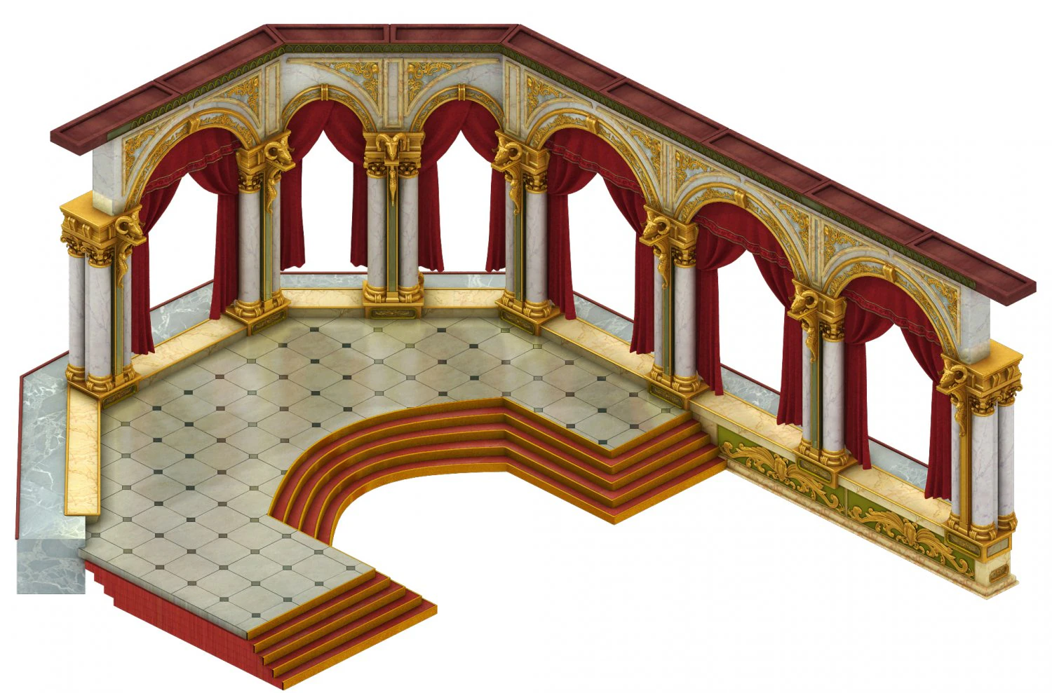 vampire warriors - presbyterian chamber 01 3D Model .c4d .max .obj .3ds .fbx .stl .blend