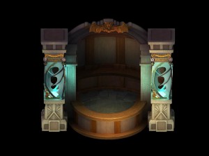 vampire main city - trading booths 01 3D Модель