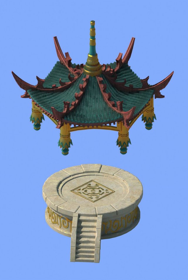 sin flow taiwan - pavilion 03 Model 3D .c4d .max .obj .3ds .fbx .stl .blend 