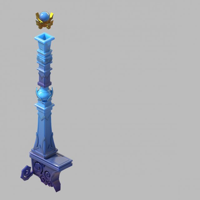 immortal flow taiwan - column 3D मॉडल .c4d .max .obj .3ds .fbx .stl .blend 
