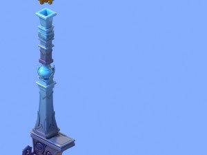 immortal flow taiwan - column 3D मॉडल