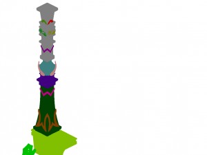 immortal flow taiwan - column 3D मॉडल