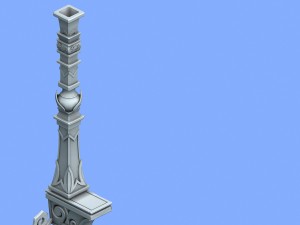 immortal flow taiwan - column 3D मॉडल