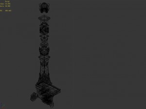 immortal flow taiwan - column 3D मॉडल