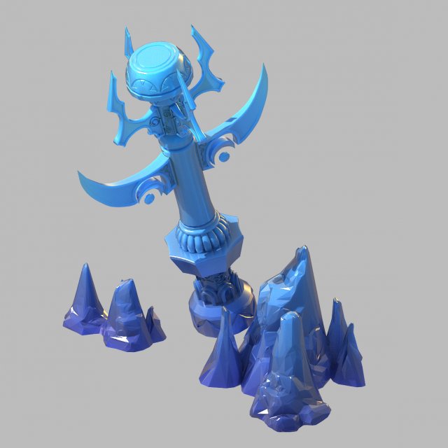 immortal flow taiwan - column 03 3D 模型 .c4d .max .obj .3ds .fbx .stl .blend 