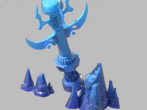 &ouml;l&uuml;ms&uuml;z akış tayvan - s&uuml;tun 03 3D Model
