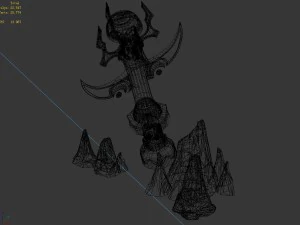 immortal flow taiwan - column 03 3D Model