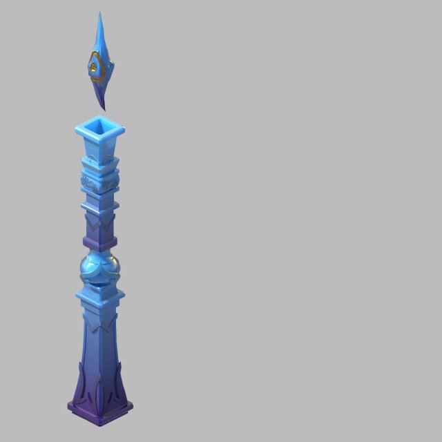 immortal flow taiwan - column 04 3D Model .c4d .max .obj .3ds .fbx .stl .blend 