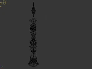 immortal flow taiwan - column 04 3D Model