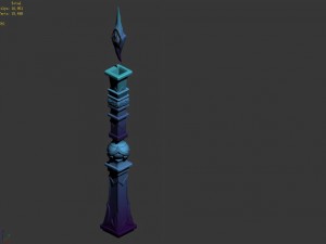 immortal flow taiwan - column 04 3D Model