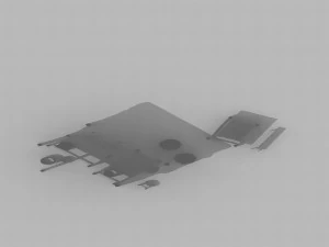 small vendors - bread shop 01 3D Model