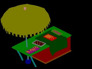 snack shop - sugar hooper shop 01 Modelo 3D