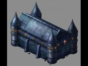 evil creatures - walls 01 3D Model