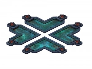 evil creature - ground parquet 01 3D Model