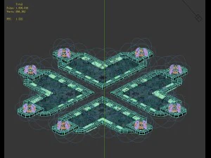 evil creature - ground parquet 01 3D Model