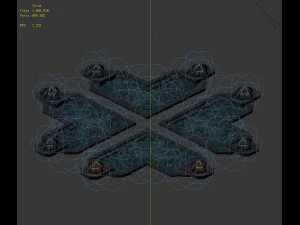 evil creature - ground parquet 01 3D Model