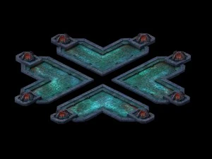 evil creature - ground parquet 01 3D Model