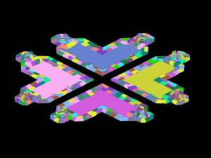evil creature - ground parquet 01 Modelo 3D