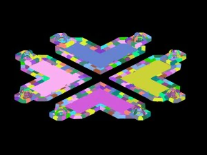 evil creature - ground parquet 01 3D Model