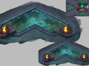 evil creature - ground parquet 01 Modelo 3D