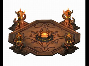evil creatures - altar 04 3D Model