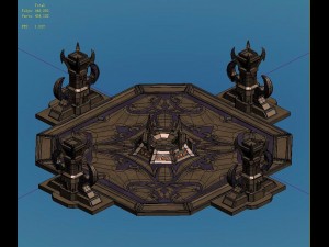 evil creatures - altar 04 Modelo 3D