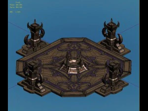 evil creatures - altar 04 3D Model
