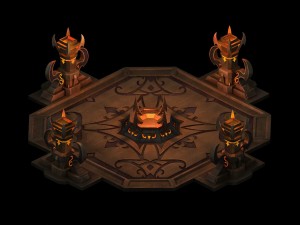 evil creatures - altar 04 Modelo 3D