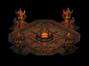 evil creatures - altar 04 3D Model