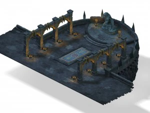 złe stworzenia - szef wilkołaka Model 3D