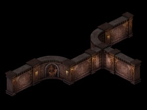 evil creatures - wall 01 3D Модель