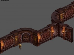 evil creatures - wall 01 3D Модель
