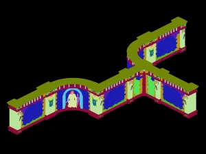 evil creatures - wall 01 3D Model