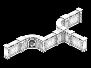 evil creatures - wall 01 3D Модель